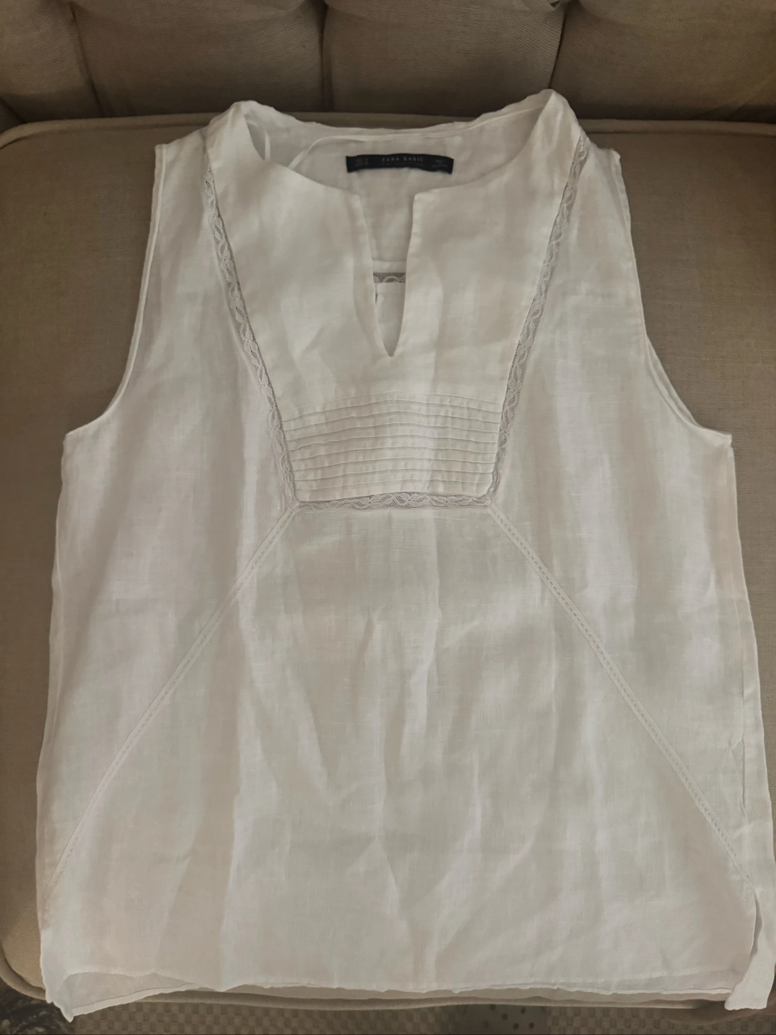 Top de lino Zara – photo 2